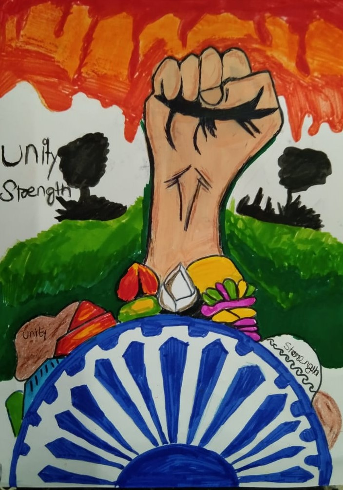 Best Drawing on Unity in Diversity | National Unity Day Poster | Rashtriya  Ekta Diwas Drawing Easy - YouTube | Easy drawings, Unity in diversity,  Unity drawing